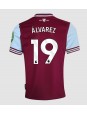 West Ham United Edson Alvarez #19 Replika Hemmakläder 2024-25 Kortärmad